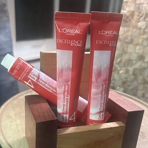 L'Oreal Excellence Creme Caring Deep Conditioner - 3 pcs. From hair color box.